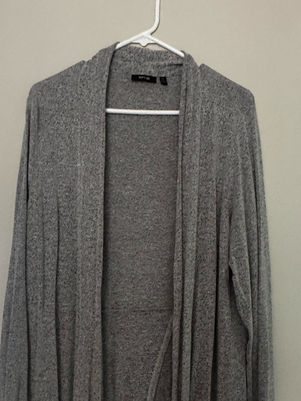 Apt. 9 Gray Open-Front Women's Cardigan Sweater sz XL